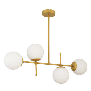 Lustra HubRom, GUNAY 3577-04-GD 85x67 cm 4xE27-60W Auriu