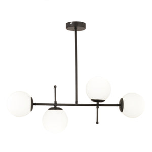 Lustra HubRom, GUNAY 3577-04-BL 85x67 cm 4xE27-60W Negru