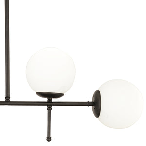 Lustra HubRom, GUNAY 3577-04-BL 85x67 cm 4xE27-60W Negru