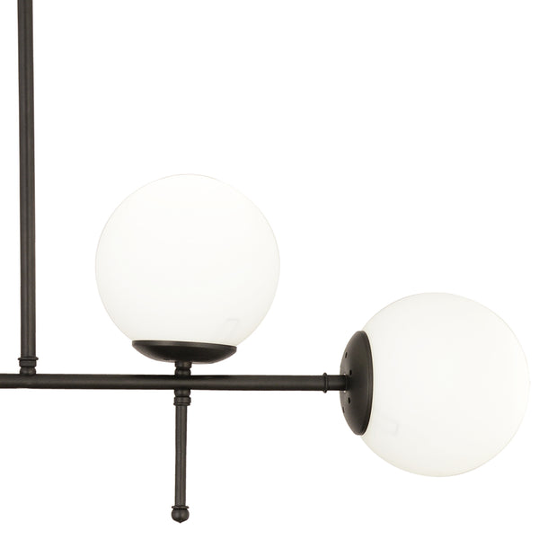 Lustra HubRom, GUNAY 3577-04-BL 85x67 cm 4xE27-60W Negru