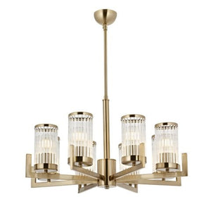 Lustra HubRom, INTERCE 5008-1036-52 70x70xHmax75 cm 8xE27-60W Antiq