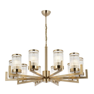 Lustra HubRom, INTERCE 5010-1036-52 80x80xHmax75 cm 10xE27-60W Lak Antiq