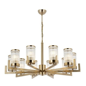 Lustra HubRom, INTERCE 5010-1036-52 80x80xHmax75 cm 10xE27-60W Lak Antiq