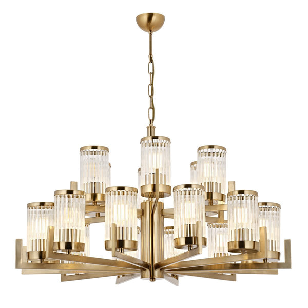 Lustra HubRom, INTERCE 5018-1036-52 90x90xHmax80 cm 18xE27-60W Lak Antiq