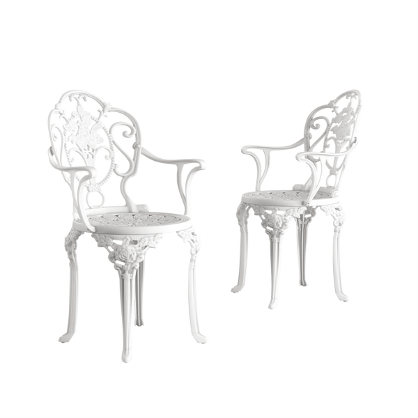 Set Mobilier Gradina HubRom, 1xMasa Patrata(75x75x72), 4xScaun ISPARTA(43x42x50x92) Alb