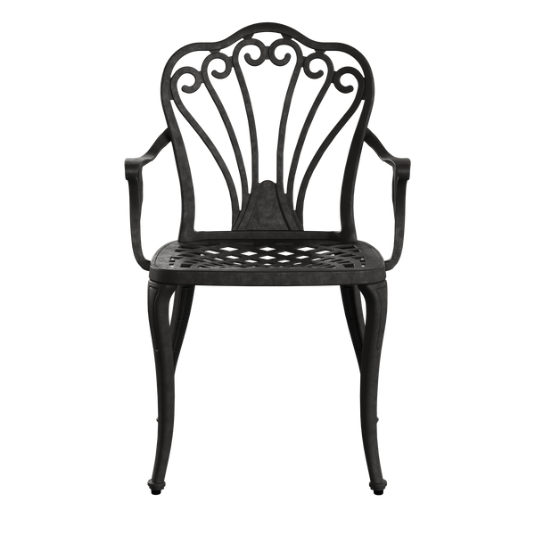 Set Mobilier Gradina HubRom, 1xMasa Patrata(75x75x72), 3xScaun ISTANBUL(43x42x50x91) Negru