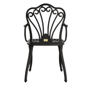 Set Mobilier Gradina HubRom, 1xMasa Patrata(75x75x72), 4xScaun ISTANBUL(43x42x50x91) Negru