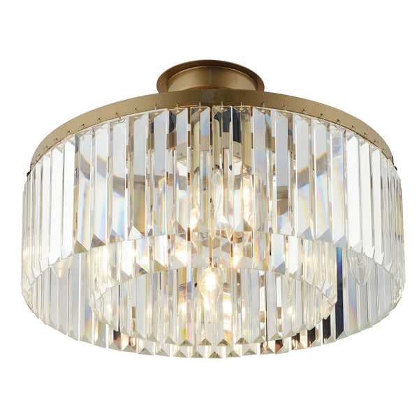 Lustra Cristal HubRom, KANVAS 3450-08-FR 45x70 / 8xE14-40W Antiq