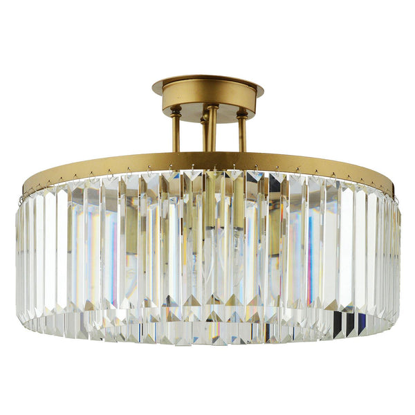 Lustra Cristal HubRom, KANVAS 3450-08-FR 45x70 / 8xE14-40W Antiq