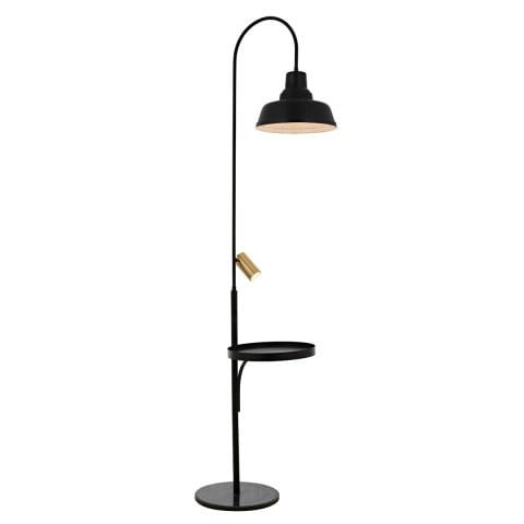 Lampadar HubRom, TEPSILI 5301-9988-52 35x45xHmax190 cm 1xE27-60W Negru