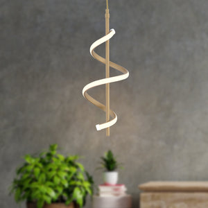 Lustra Led HubRom, LEATRICE Antiq 3980-1P-FR 20x75 cm 20 W / Lumina Calda,Rece,Neutra 0