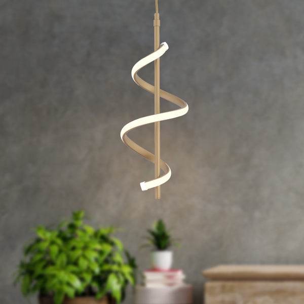 Lustra Led HubRom, LEATRICE Antiq 3980-1P-FR 20x75 cm 20 W / Lumina Calda,Rece,Neutra 0