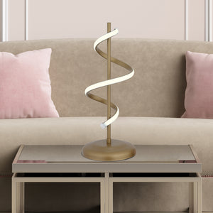 Veioza Led HubRom, LEATRICE 3980-1T-FR 21x49 cm 20 W Antiq