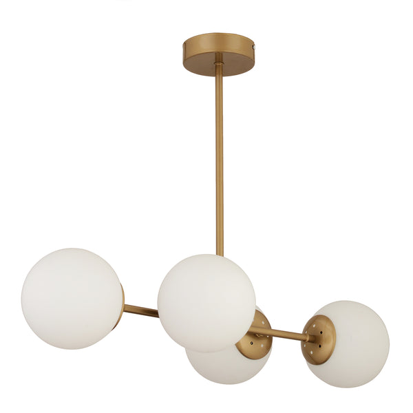 Lustra HubRom, LEMA 3582-04-FR 85x60 cm 4xE27-60W Antiq