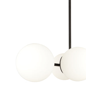 Lustra HubRom, LEMA 3582-04-BL 85x60 cm 4xE27-60W Negru