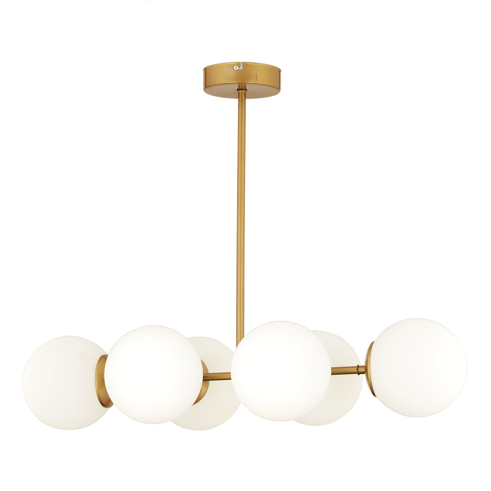 Lustra HubRom, LEMA 3582-06-FR 85x60 cm 6xE27-60W Antiq