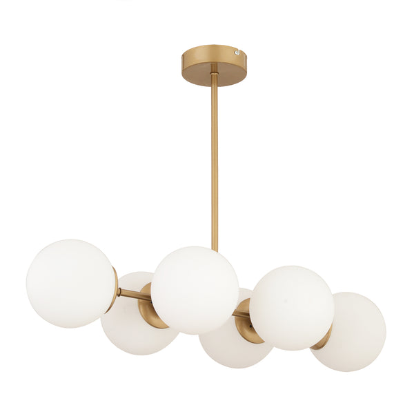 Lustra HubRom, LEMA 3582-06-FR 85x60 cm 6xE27-60W Antiq