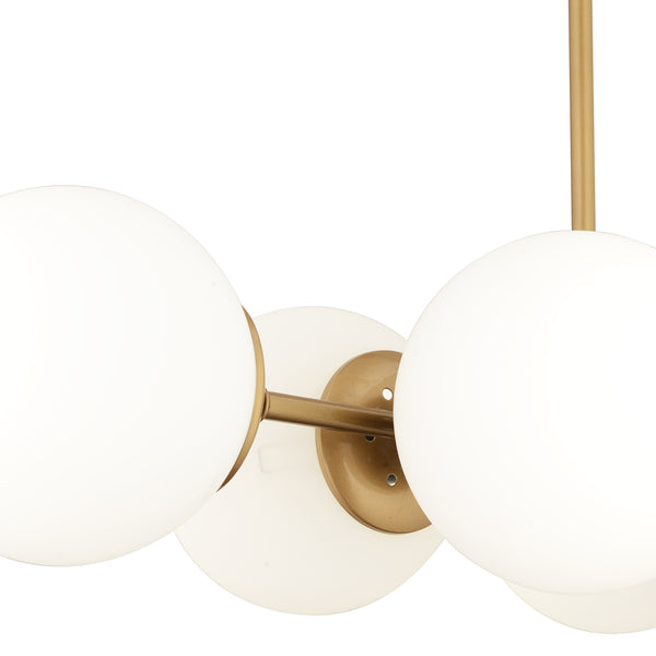 Lustra HubRom, LEMA 3582-06-FR 85x60 cm 6xE27-60W Antiq