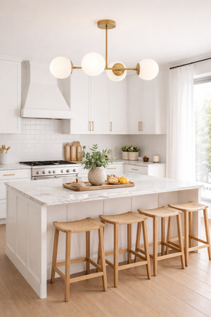 Lustra HubRom, LEMA 3582-04-FR 85x60 cm 4xE27-60W Antiq