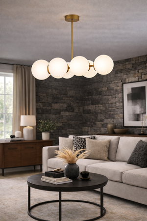 Lustra HubRom, LEMA 3582-06-FR 85x60 cm 6xE27-60W Antiq