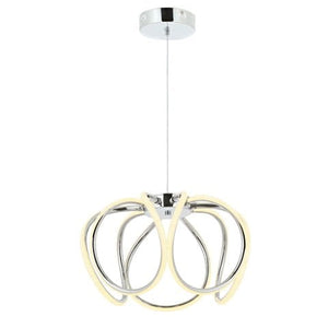 Lustra Led HubRom, LINA Crom 5001-0383-51 40x30xHmax100 cm Lumina Calda,Rece,Neutra