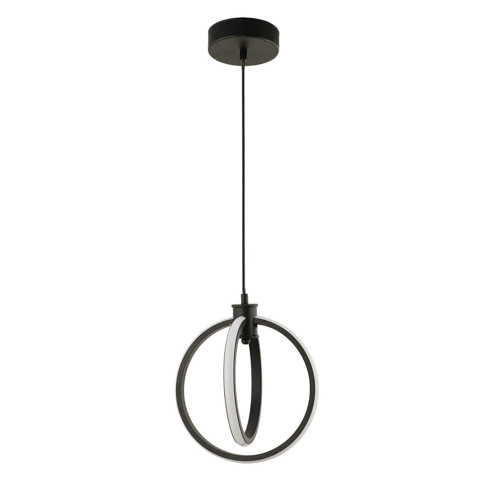 Lustra Led HubRom, LINUX Negru 3761-01-BL 25x90 cm 34 W / Lumina Calda,Rece,Neutra 0