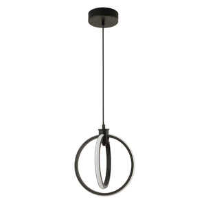 Lustra Led HubRom, LINUX Negru 3761-01-BL 25x90 cm 34 W / Lumina Calda,Rece,Neutra 0