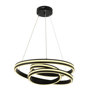 Lustra Led HubRom, LIVIA Negru 5001-0382-64 55x55xHmax70 cm Lumina Calda,Rece,Neutra