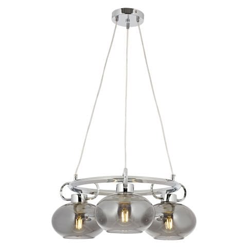 Lustra HubRom, LONDON 5003-1668-51 60x60xHmax120 cm 3xE27-60W Crom