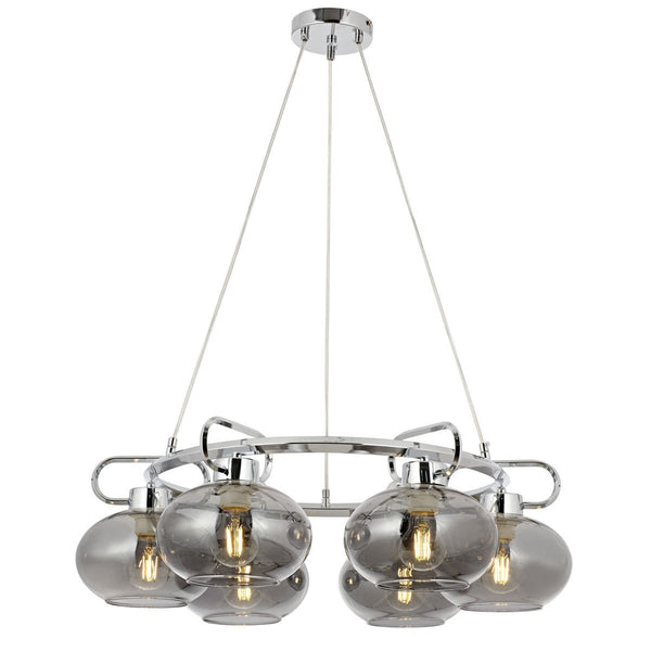 Lustra HubRom, LONDON 5006-1668-51 65x65xHmax120 cm 6xE27-60W Crom