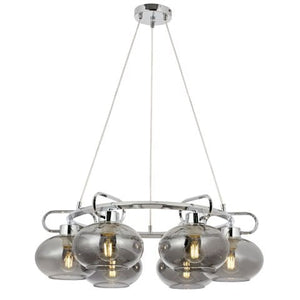 Lustra HubRom, LONDON 5006-1668-51 65x65xHmax120 cm 6xE27-60W Crom