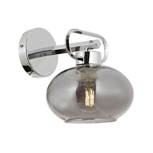 Aplica HubRom, LONDON 5101-1668-51 25x25xHmax25 cm 1xE27-60W Crom