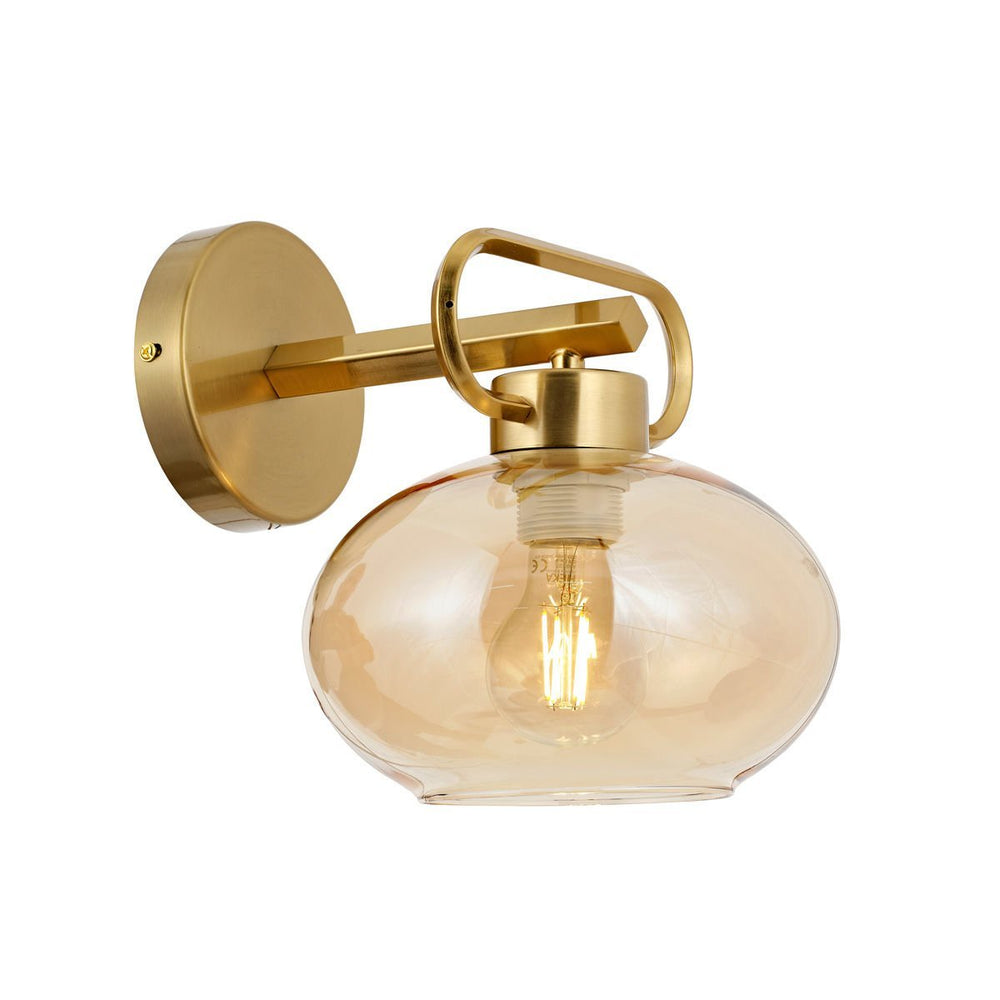 Aplica HubRom, LONDON 5101-1668-52 25x25xHmax25 cm 1xE27-60W Antiq