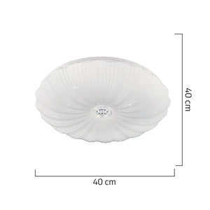 Plafonieara Led HubRom, LONDRA 21040-40 40x40 cm 37 W Alb Lumina Calda,Rece,Neutra 0