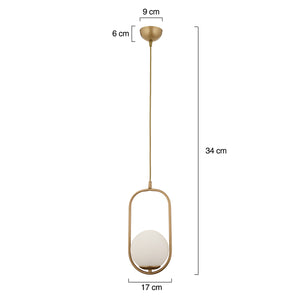 Lustra HubRom, LORIN 3537-01-FR 17x100 cm 1xE27-60W Antiq