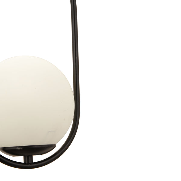 Lustra HubRom, LORIN 3537-01-BL 17x100 cm 1xE27-60W Negru