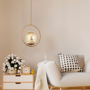 Lustra HubRom, LUIS 3538-01-01-FR 25x74 cm 1xE27-60W Antiq