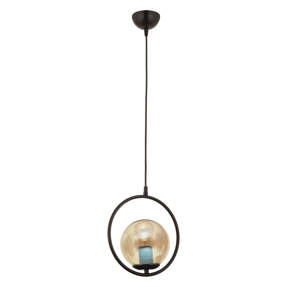 Lustra HubRom, LUIS 3538-01-01-BL 25x74 cm 1xE27-60W Negru