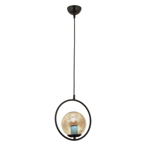 Lustra HubRom, LUIS 3538-01-01-BL 25x74 cm 1xE27-60W Negru