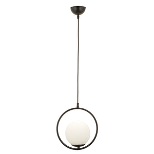 Lustra HubRom, LUIS 3538-01-BL 25x74 cm 1xE27-60W Negru