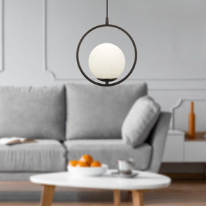 Lustra HubRom, LUIS 3538-01-BL 25x74 cm 1xE27-60W Negru