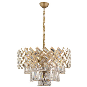 Lustra Cristal HubRom, MELINA 3854-06-FR 53x70 cm 10xE14-40W Antiq