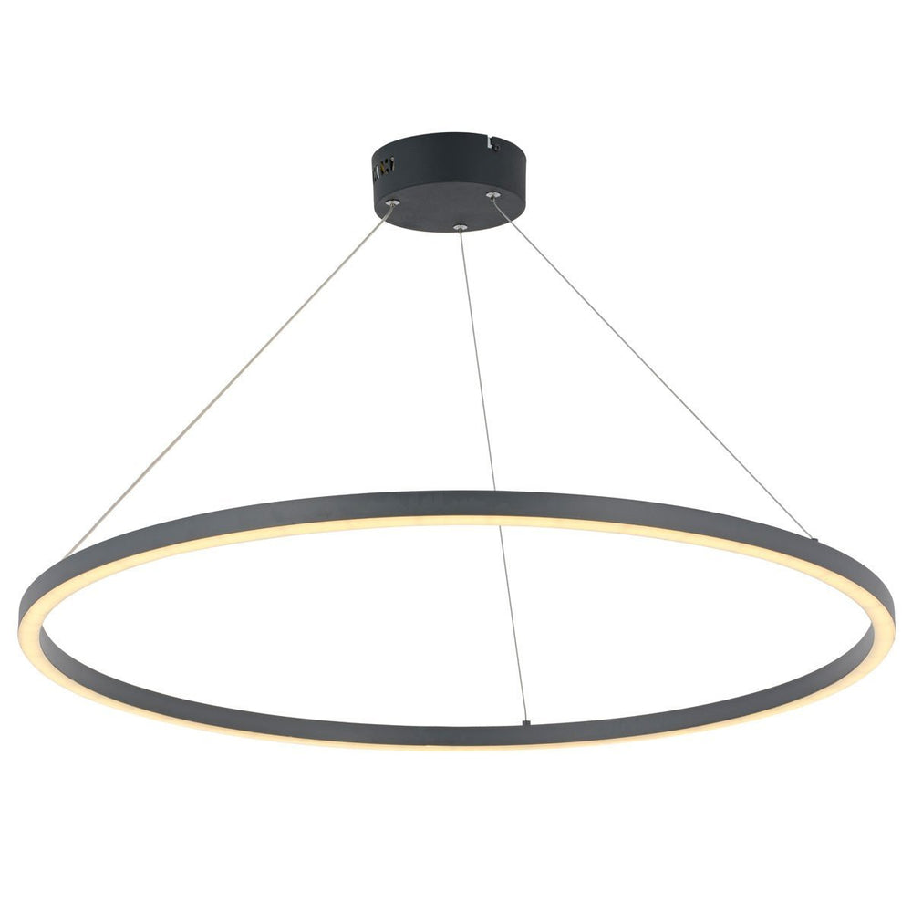 Lustra Led HubRom, MERA Antracit 50100-1215-96 100x100xHmax100-120 cm Lumina Calda,Rece,Neutra