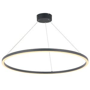 Lustra Led HubRom, MERA Antracit 50100-1215-96 100x100xHmax100-120 cm Lumina Calda,Rece,Neutra