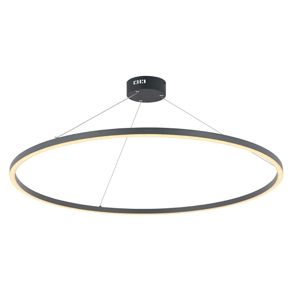 Lustra Led HubRom, MERA Antracit 50120-1215-96 120x120xHmax100-120 cm Lumina Calda,Rece,Neutra