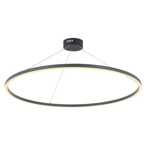 Lustra Led HubRom, MERA Antracit 50120-1215-96 120x120xHmax100-120 cm Lumina Calda,Rece,Neutra