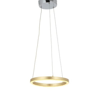 Lustra Led HubRom, MERA Auriu 5030-1215-63 30x30xHmax100-120 cm Lumina Calda,Rece,Neutra