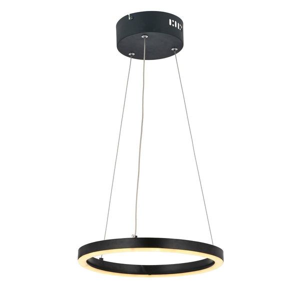 Lustra Led HubRom, MERA Negru 5030-1215-64 30x30xHmax100-120 cm Lumina Calda,Rece,Neutra