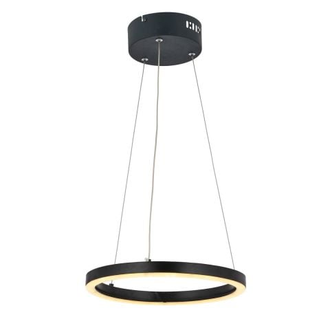 Lustra Led HubRom, MERA Negru 5030-1215-64 30x30xHmax100-120 cm Lumina Calda,Rece,Neutra