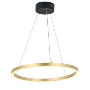 Lustra Led HubRom, MERA Auriu 5050-1215-63 50x50xHmax100-120 cm Lumina Calda,Rece,Neutra